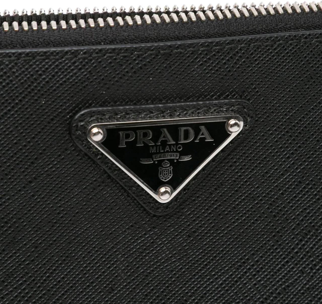 Thumbnail - Prada Clutches - Saffiano Clutch - Gr. unisize - in Schwarz - für Damen