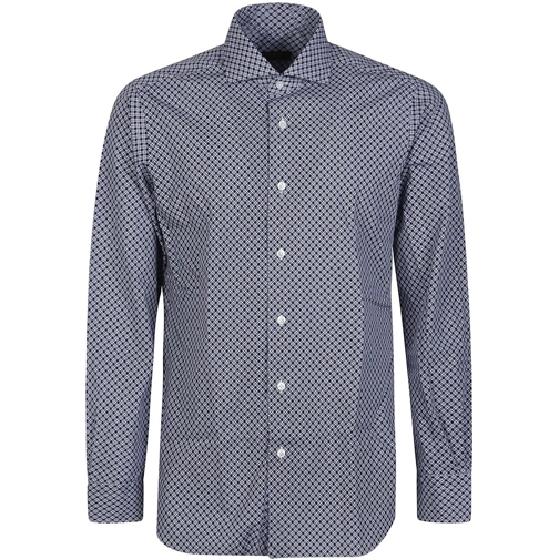 Barba Napoli Legere Oberteile Neck Shirt Blue blau