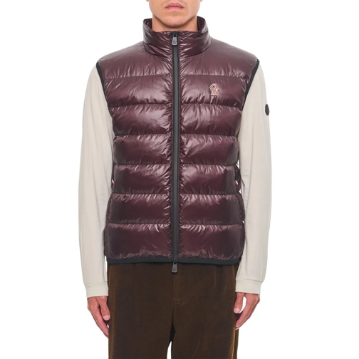 Moncler Padded Vest Brown Daunenjacken