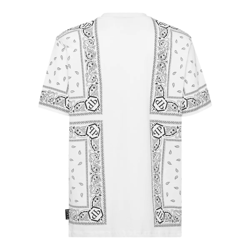 Philipp Plein T-Shirt T-Shirt Paisley weiss(Image 3)