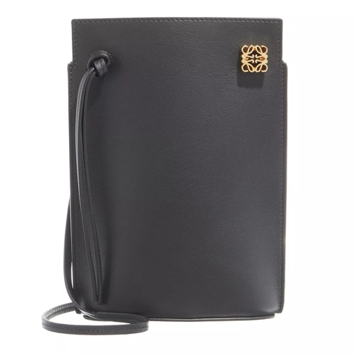 Loewe Dice pocket in classic calfskin Black Cross body-väskor