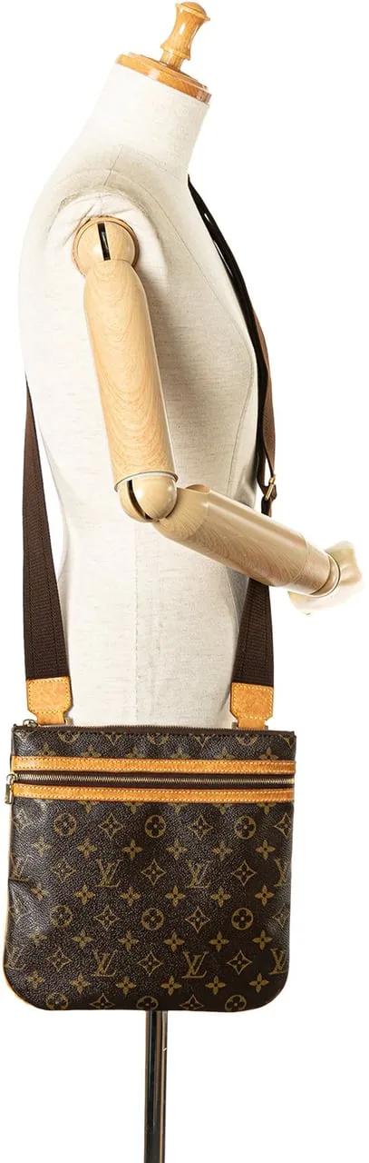 Louis Vuitton Shoppers Monogram Bosphore Pochette in bruin