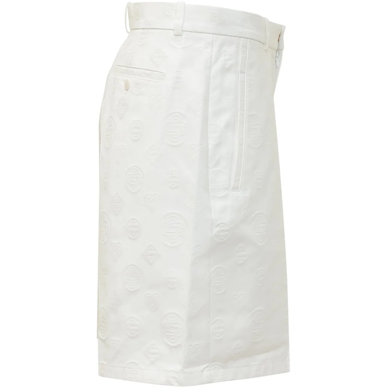 Casablanca Shorts Shorts con Motivo Monogram weiß(Image 3)