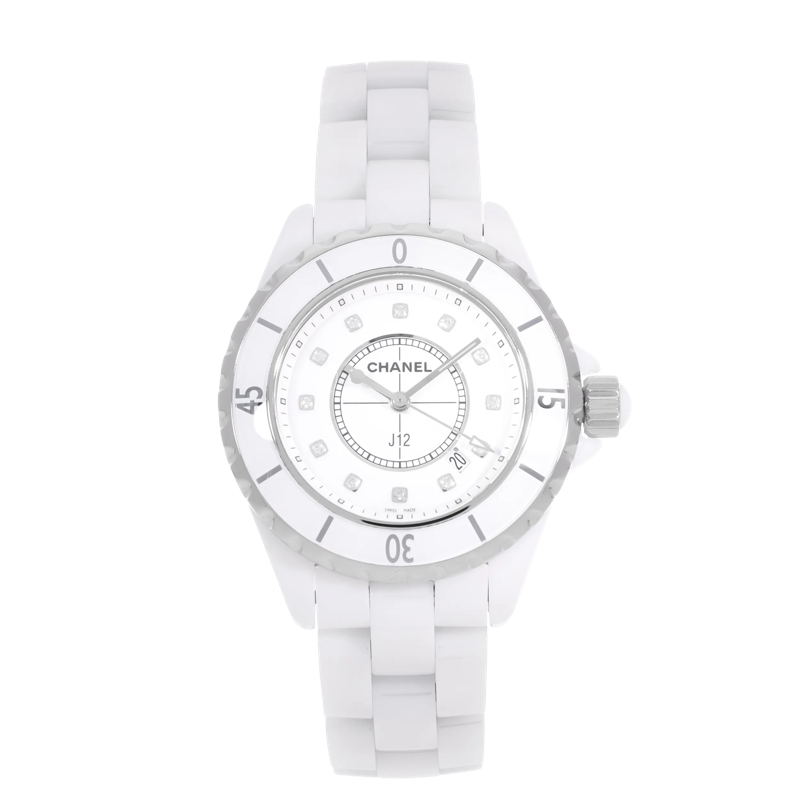 Chanel Quartz Horloge J12 Weiß(Image 2)