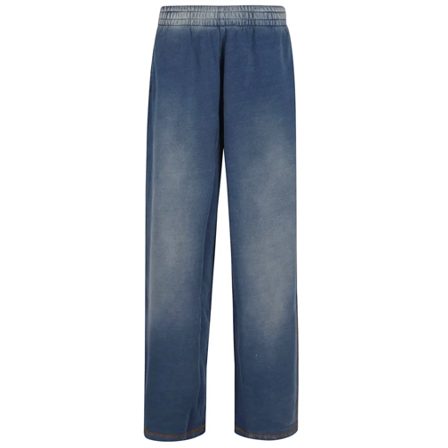 Diesel Jogginghosen Comfort-Fit Wide-Leg Sports Pants Blue