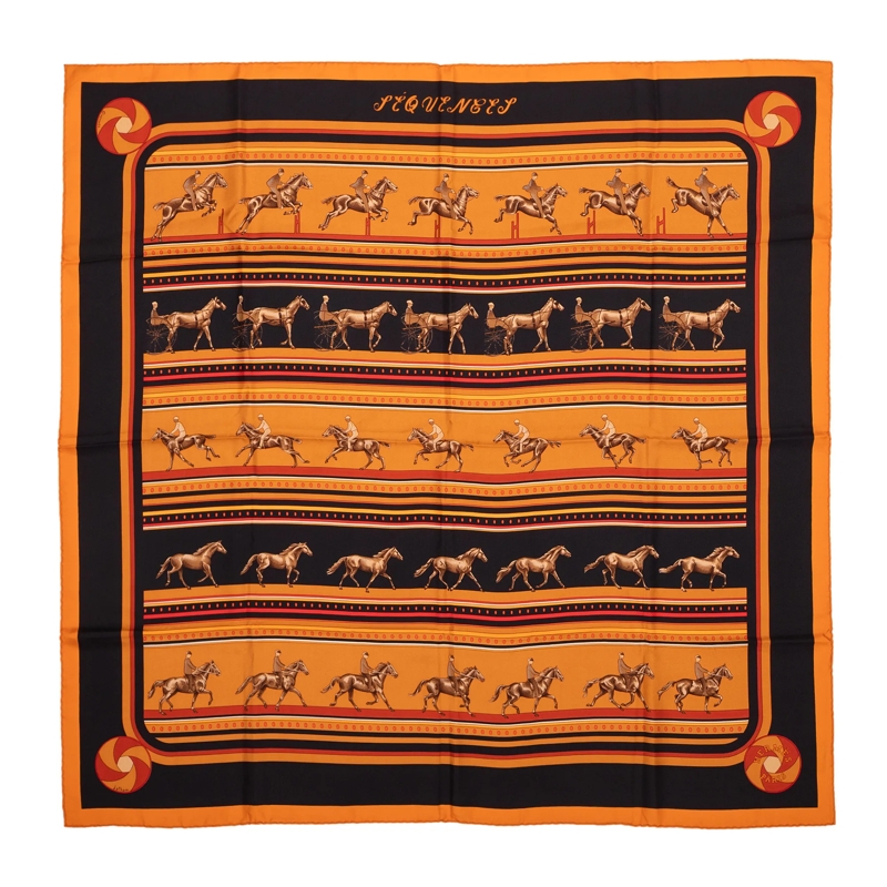 Hermès Halstuch Scarf orange
