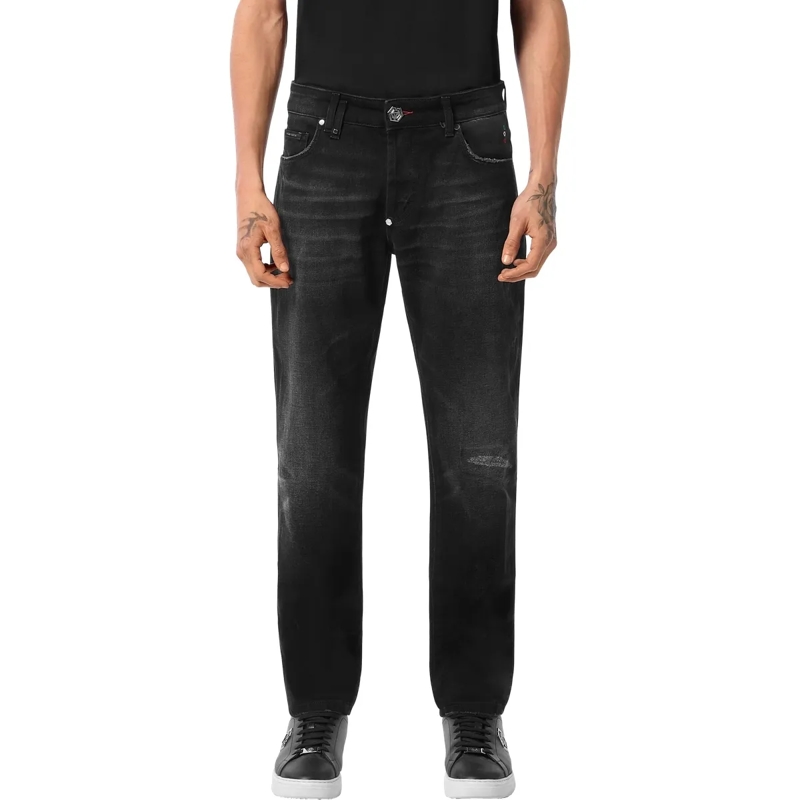 Philipp Plein Skinny-Leg-Jeans Jeans Regular Fit black washed(Image 3)