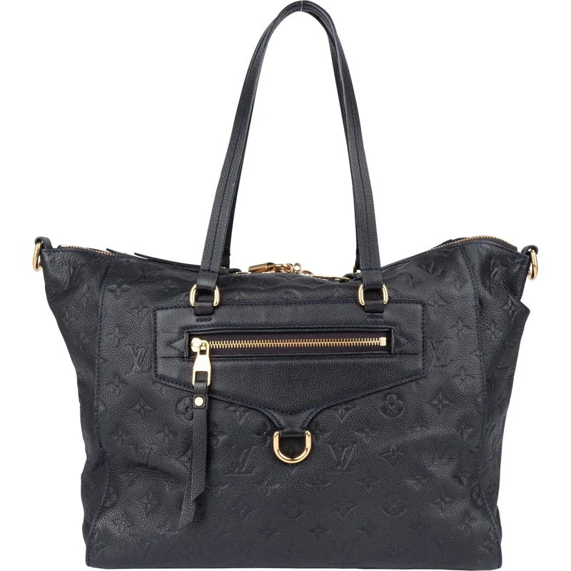Louis Vuitton Tote Louis Vuitton Blue Leather Monogram Empreinte Lumi blau