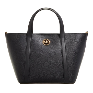 Michael Kors Hadleigh Medium Double Handle Tote Messenger Black | Tote