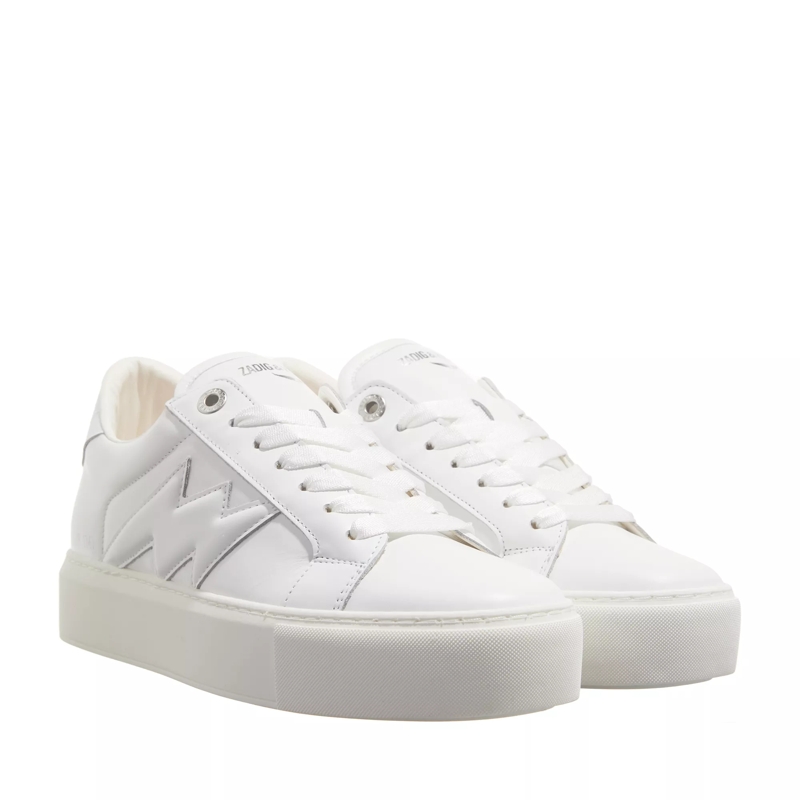 Zadig & Voltaire Low-Top-Sneaker La Flash Chunky Smooth Calfskin Blanc