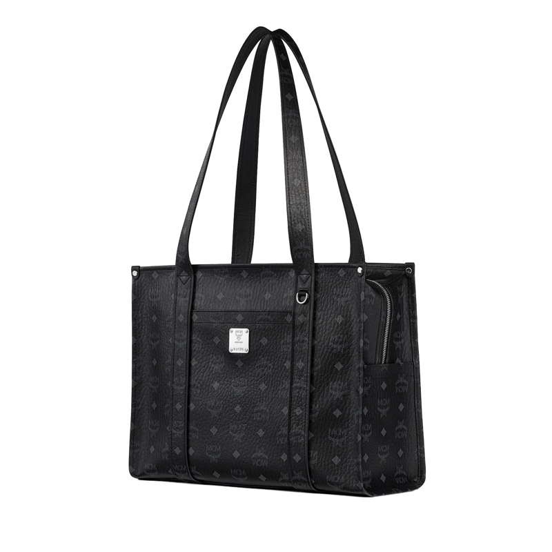 MCM Tote Aren Vi Tote Lrg Bk Black(Image 5)