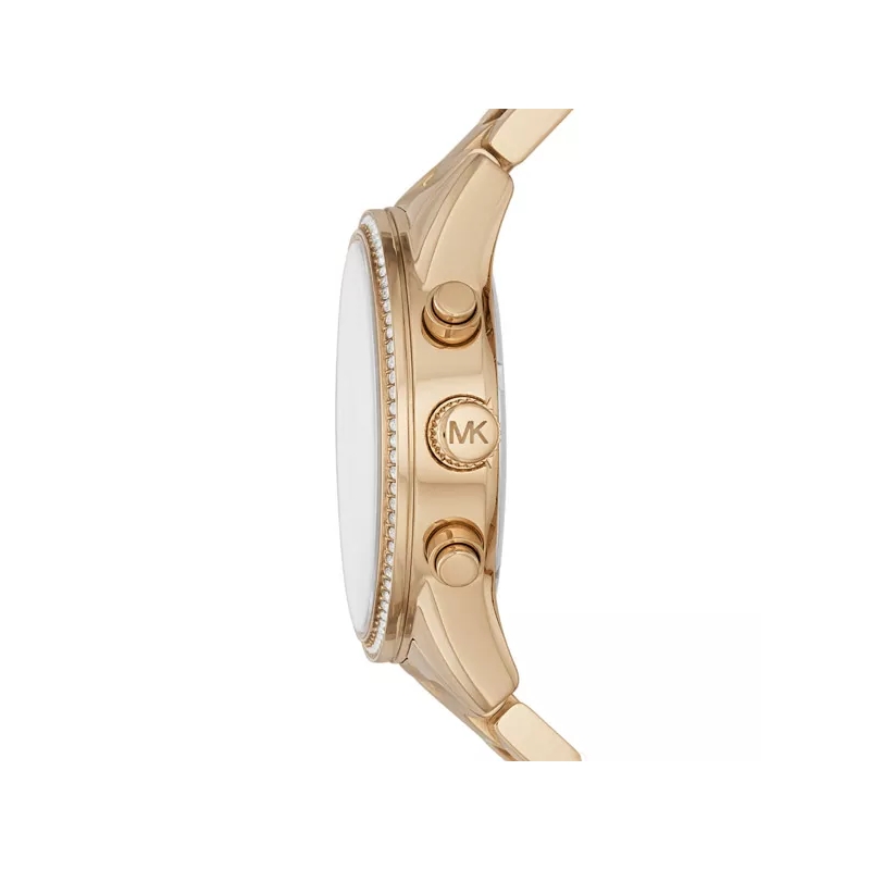 Michael Kors Chronograph MK6356 Ladies Ritz Watch Gold-Tone (Image 3)