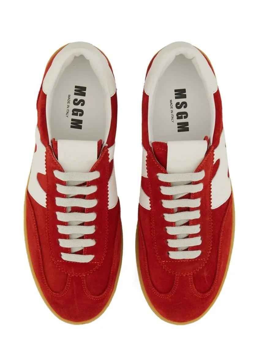 Thumbnail - MSGM Low-Top Sneaker - "Retro" Sneaker - Gr. 40 (EU) - in Rot - für Damen