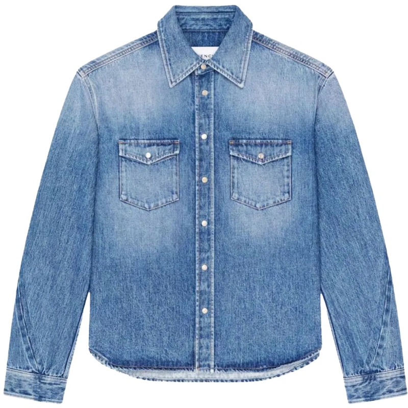 Givenchy Legeres Oberteil Shirts Blue blau