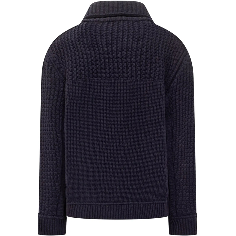 Lanvin Trenchcoat Lanvin Knit Peacoat in Lana dunkelblau(Image 2)