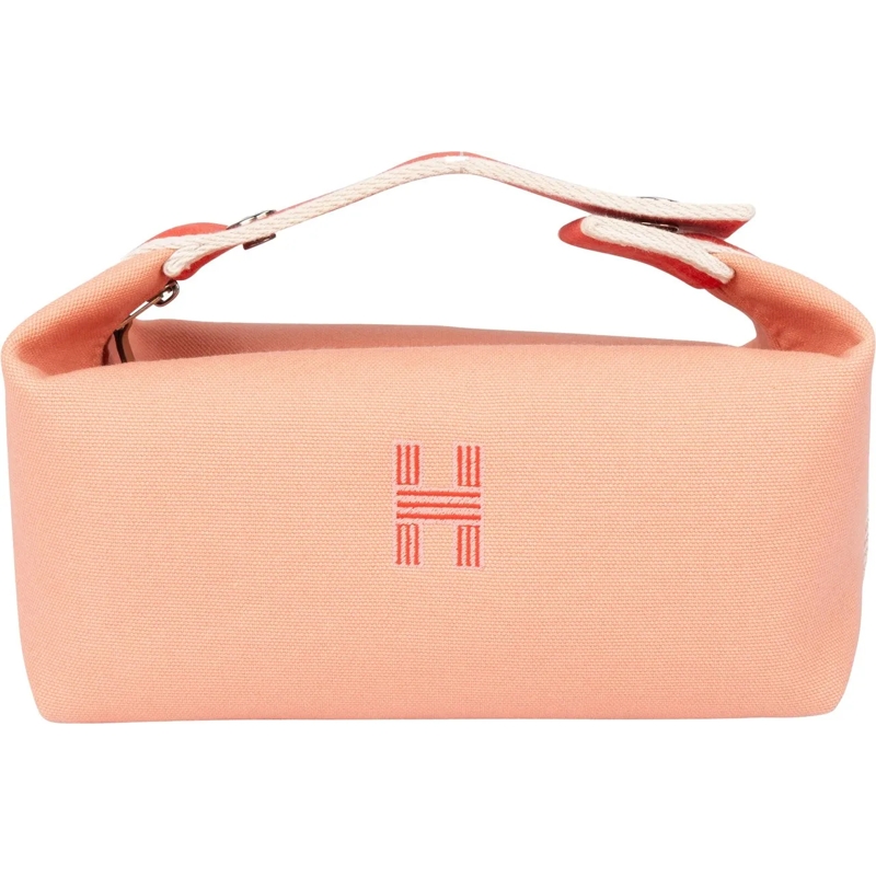 Hermès Tote Hermes Classic Cotton Bride de Brac Vanity Handbag rot