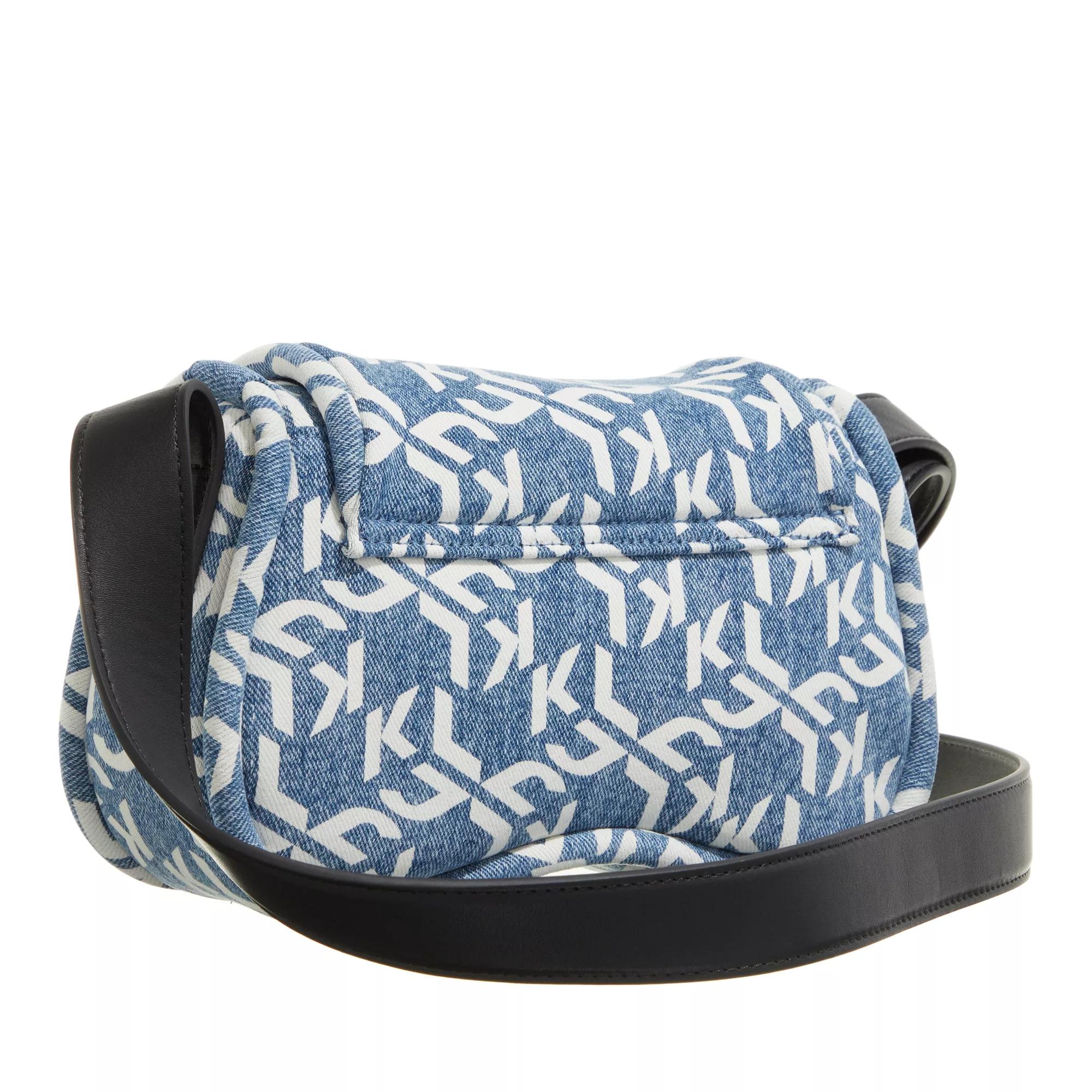 Karl Lagerfeld Crossbody bags Sunglass Denim Crossbody in blauw