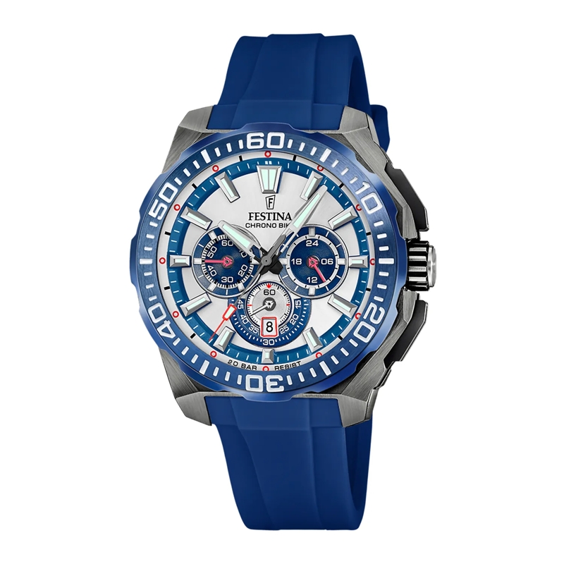 Festina Chronograph Chrono Bike Uhr Schwarz