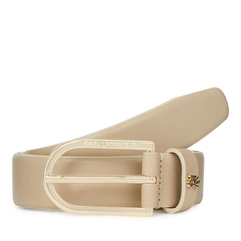 Karl Lagerfeld Gürtel K/AUTOGRAPH GÜRTEL MIT PIN beige