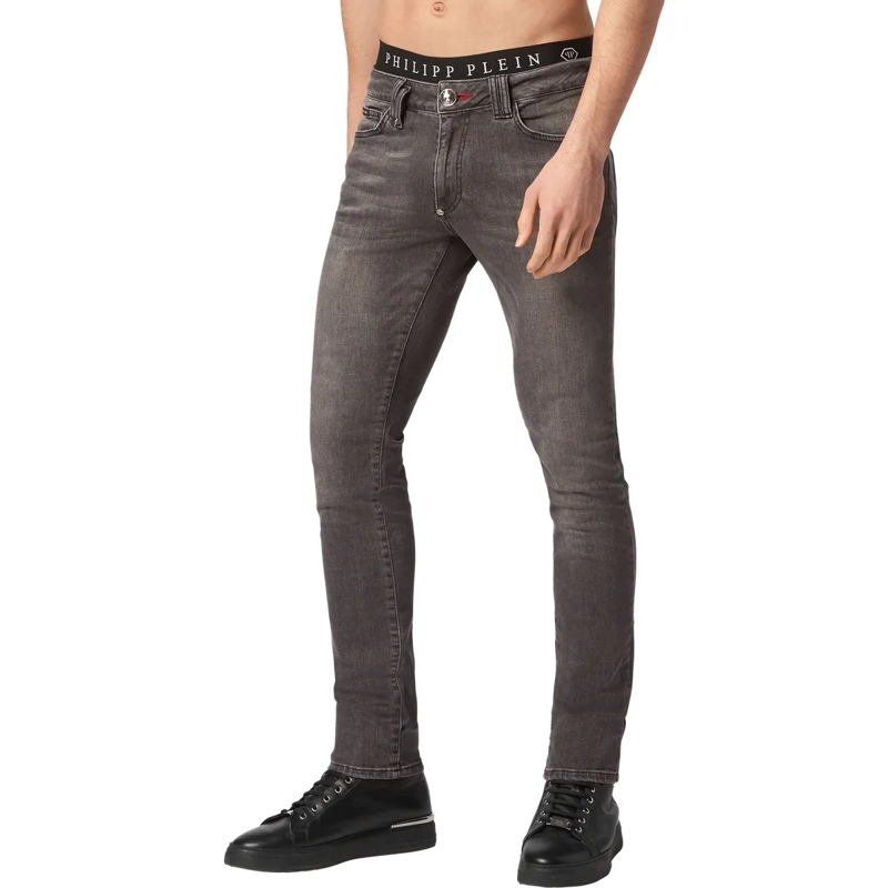 Philipp Plein Skinny-Leg-Jeans Jeans Slim Fit grau(Image 7)