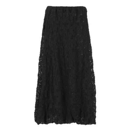 Jil Sander Black Cotton Skirt Black 