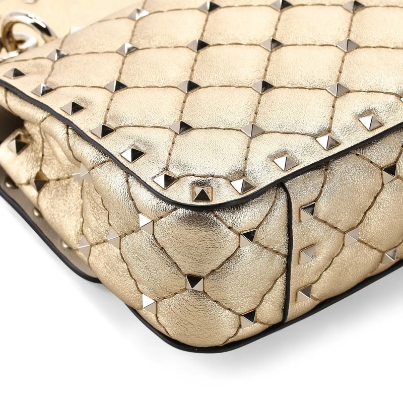 Valentino Garavani Crossbody Bag Tasche mit Nieten gelb(Image 4)