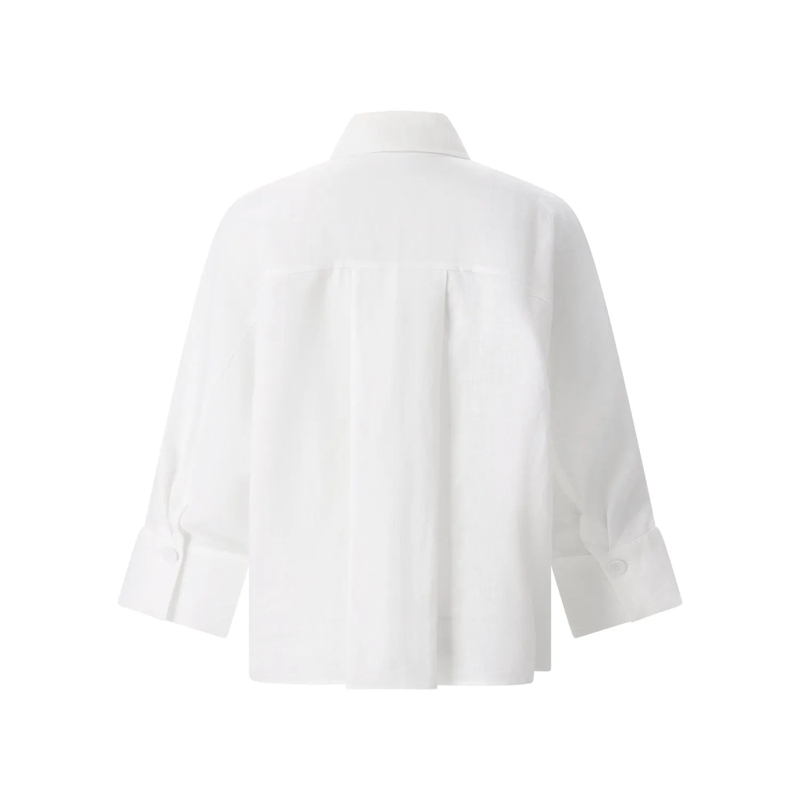 windsor. Blazer Hemdbluse aus Leinen braun(Image 2)