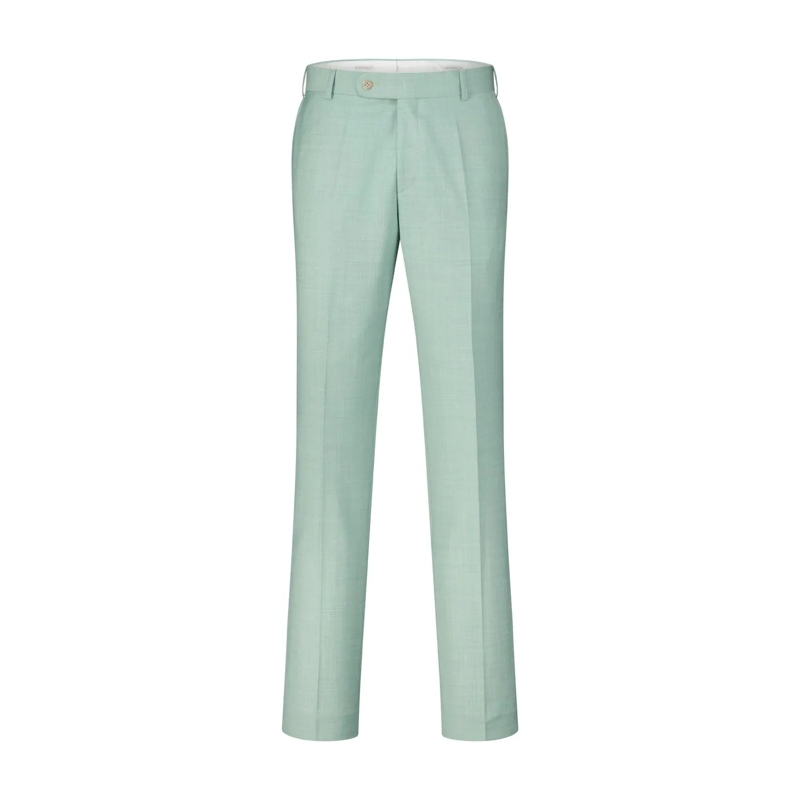 WILVORST  Anzughose mit Schurwolle Hellgrün