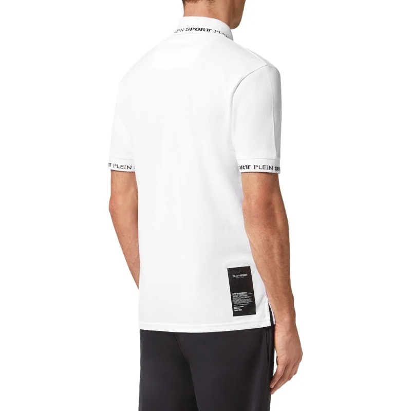 Plein Sport Top Poloshirt Statement weiss(Image 2)
