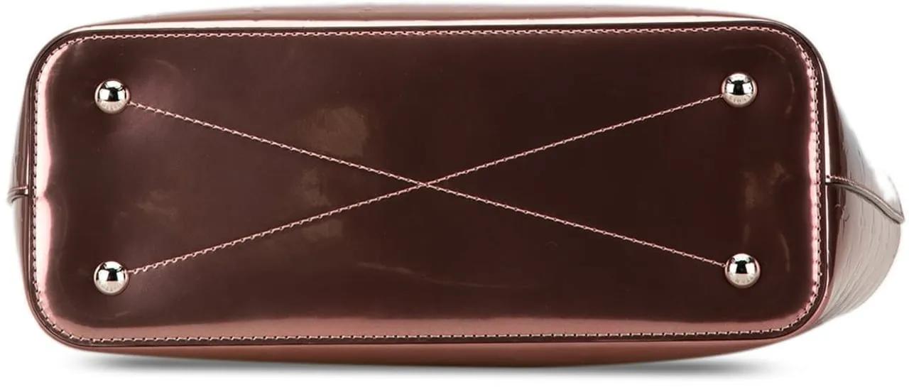 Louis Vuitton Shoppers Monogram Vernis Long Beach PM in poeder roze