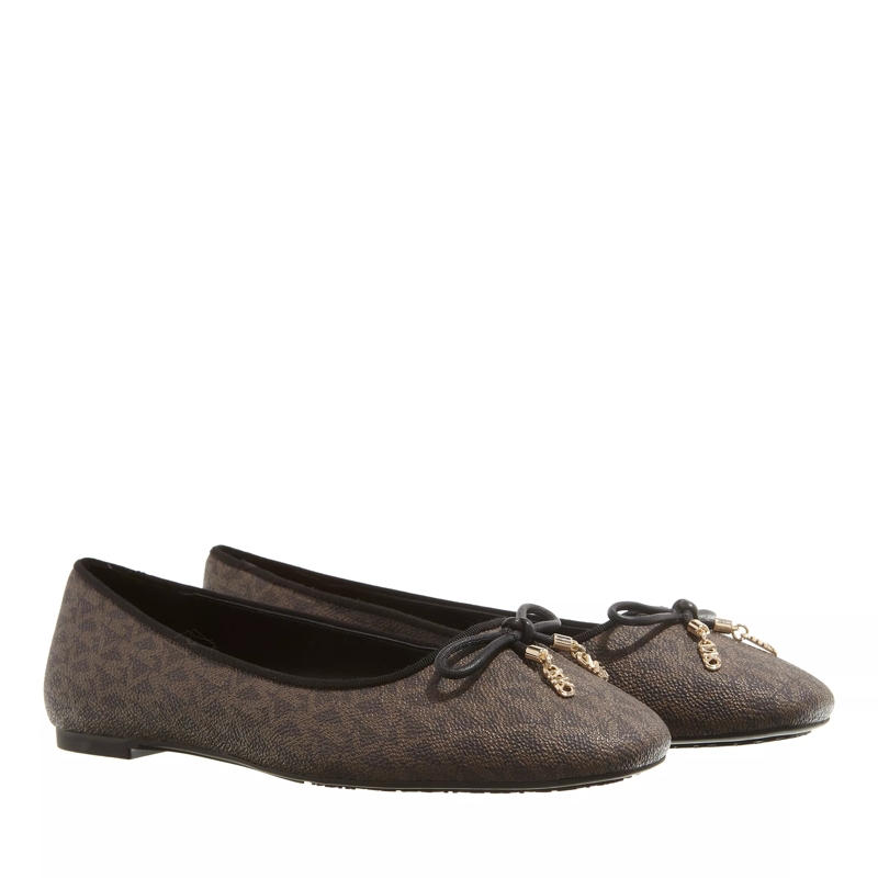 MICHAEL Michael Kors Ballerinas Nori Flat Brown