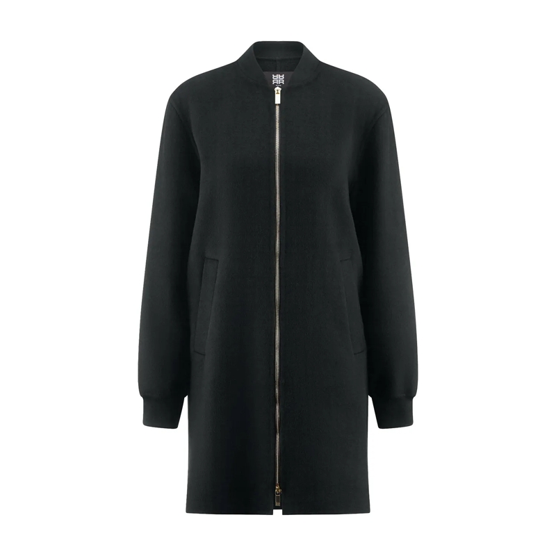 Riani Blazer Mantel aus Woll-Mix Schwarz
