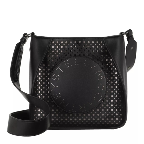 Stella McCartney Logo Crossbody Bag Black Messenger Bag