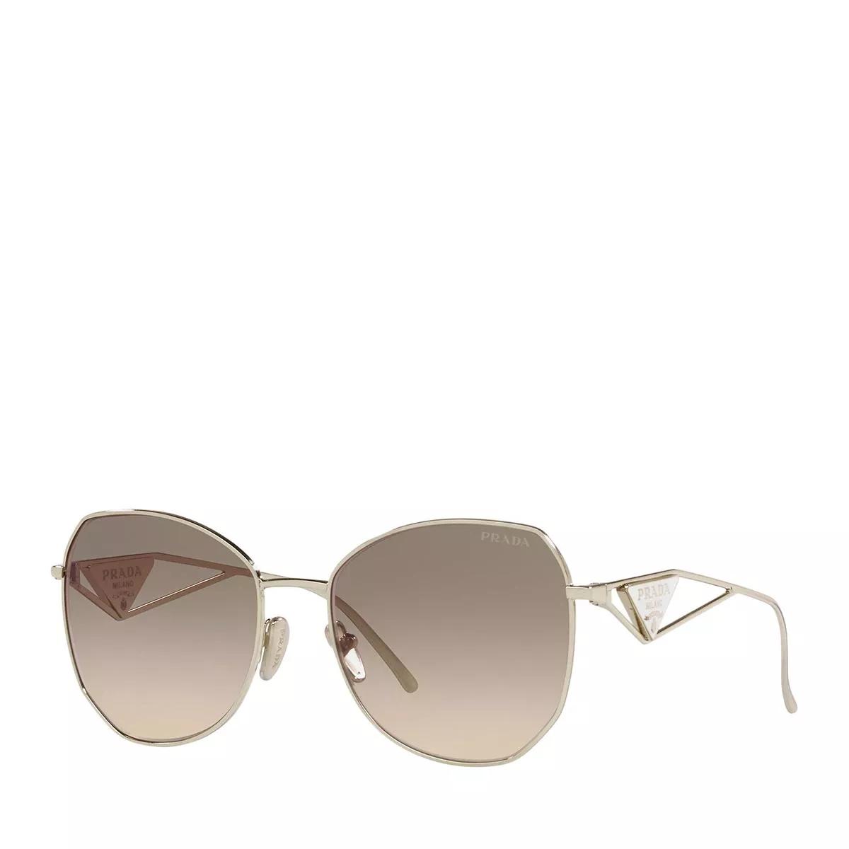 droefheid De Kamer Overeenstemming Prada Sunglasses 0PR 57YS Pale Gold | Zonnebril | fashionette
