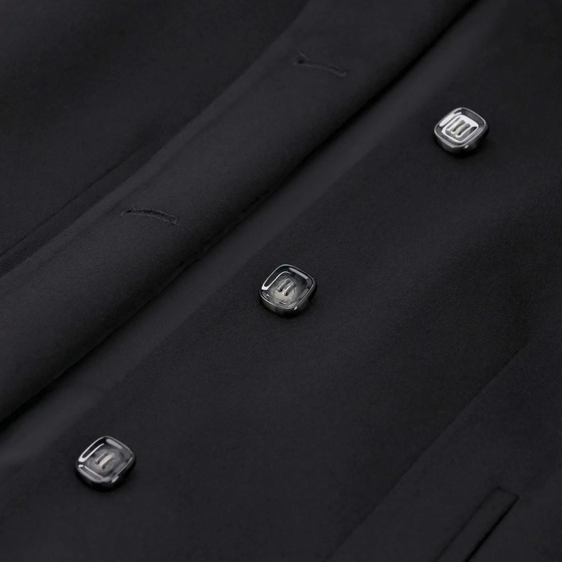 Lardini Übergangsmantel Jacke aus Schurwolle schwarz(Image 3)