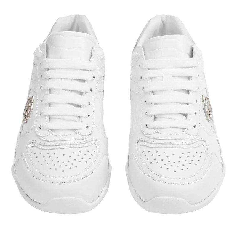 Philipp Plein Low-Top-Sneaker Elegante Einzigartigkeit für Ihre Freizeit mit die weiss(Image 4)