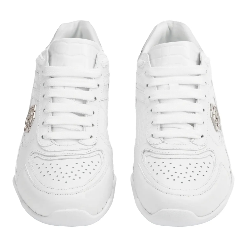 Philipp Plein Low-Top-Sneaker Elegante Einzigartigkeit für Ihre Freizeit mit die weiss(Image 2)