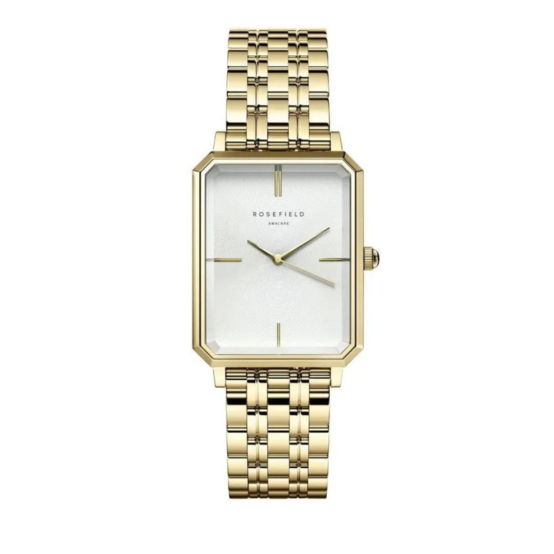 Rosefield Quarzuhr Damenuhr Octagon gold