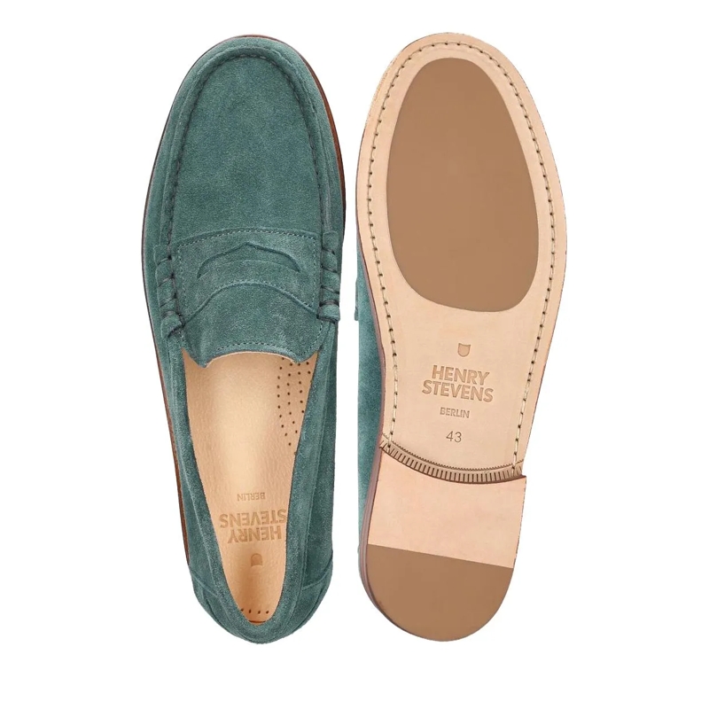 Henry Stevens Loafer Loafer Riley M PL petrol(Image 4)