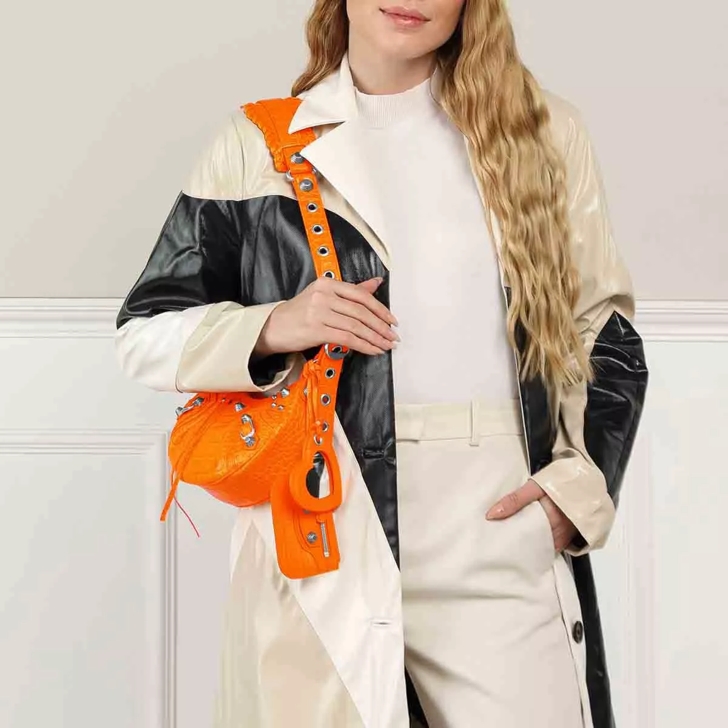 Balenciaga Le Cagole Xs Shoulder Bag in Orange