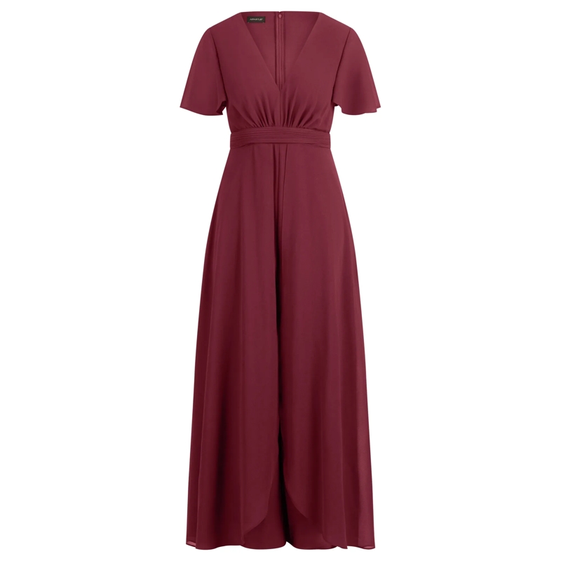 Apart Jumpsuit Chiffonoverall bordeauxrot