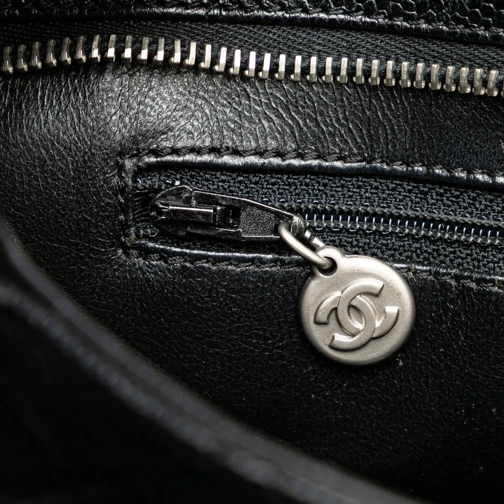 Chanel Tote 2000-2002 Caviar Medallion Tote schwarz (Image 25)