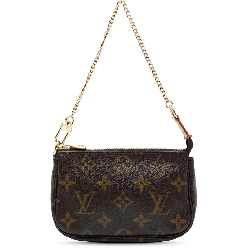 Louis Vuitton Tote Monogram Mini Pochette Accessoires braun
