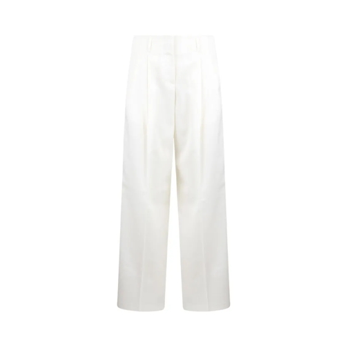 Golden Goose  White Flavia Wide-Leg Trousers White