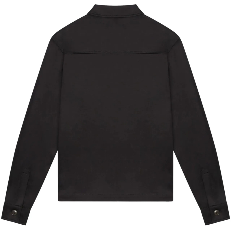 VALENZA Legeres Oberteil Heren Heavy Supima Overshirt schwarz(Image 2)