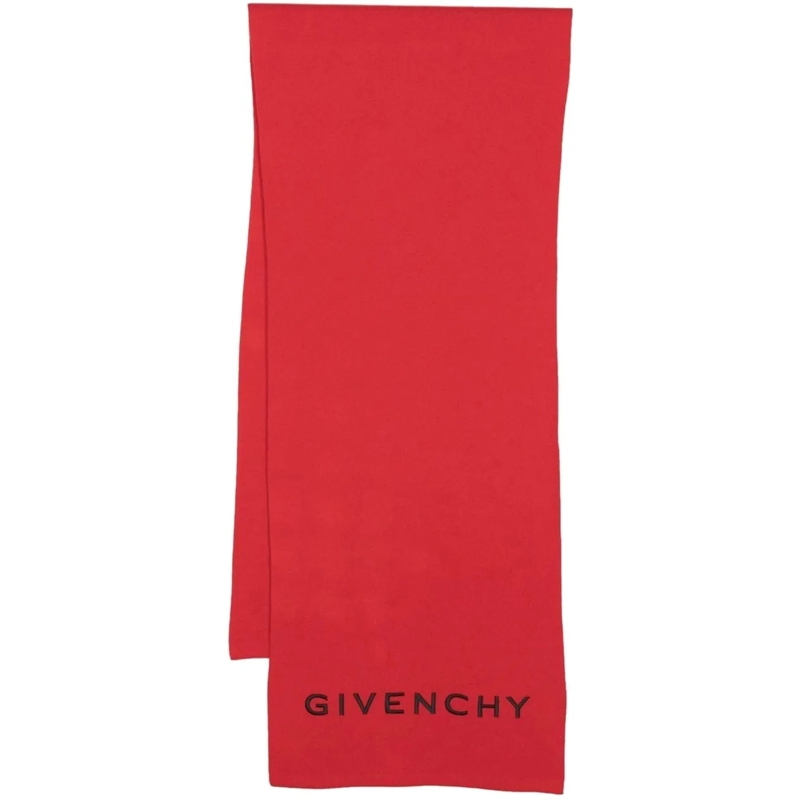 Givenchy Écharpe en laine Scarfs Red rot