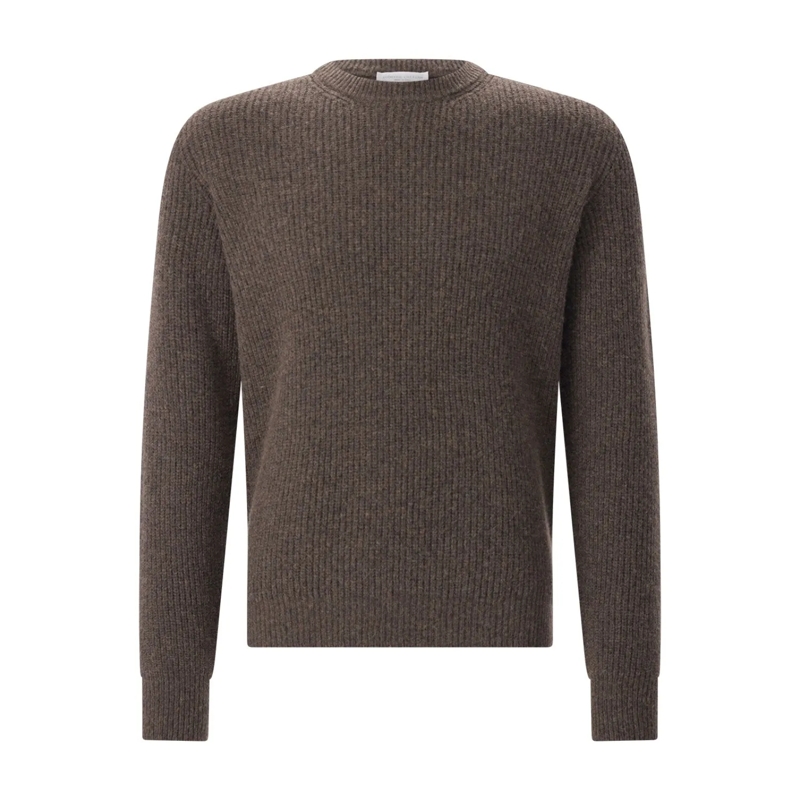 Roberto Collina Pullover Rundhalspullover aus Woll-Mix grau(Image 4)