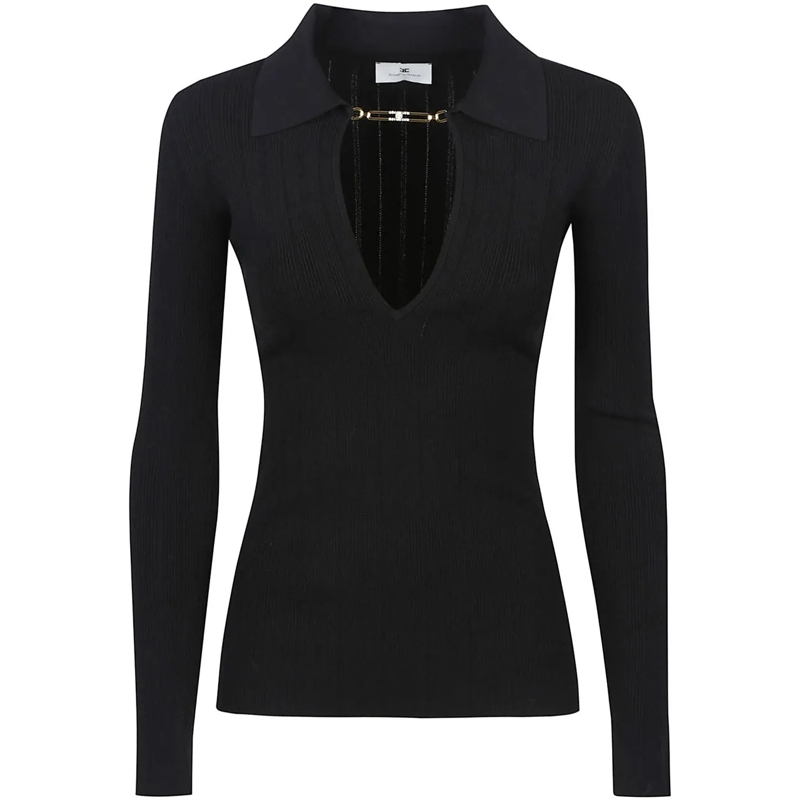 Elisabetta Franchi  Tricot Sweater Black schwarz