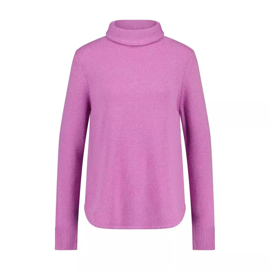 Thumbnail - Hemisphere - Rollkragenpullover aus Kaschmir - Größe 40 - purple