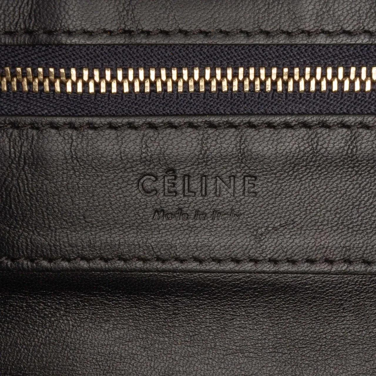 Thumbnail - Celine Shopper - Small Bicolor Suede and Calfskin Vertical Cabas To - Gr. unisize - in Orange - für Damen